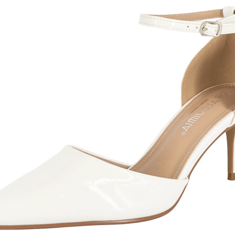 ZAPATO FORMAL STILETTO BLANCO ALQUIMIA - 5