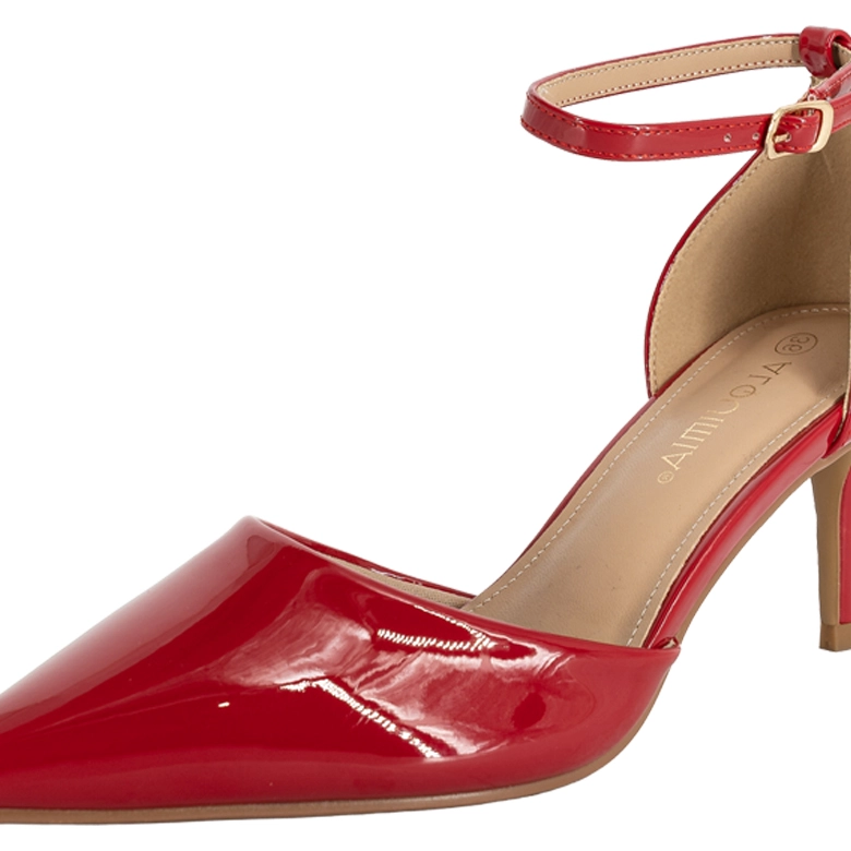 ZAPATO FORMAL STILETTO ROJO ALQUIMIA - 5