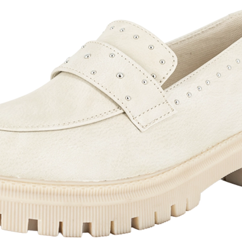 MOCASIN CHUNKY BREE HUESO ALQUIMIA - 5