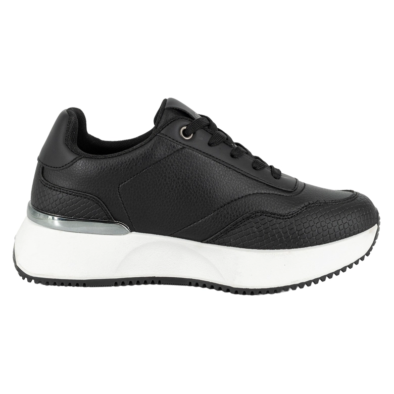 ZAPATILLA URBANA CON TACO CHINO DEPORTIVO KAT NEGRO ALQUIMIA - 3