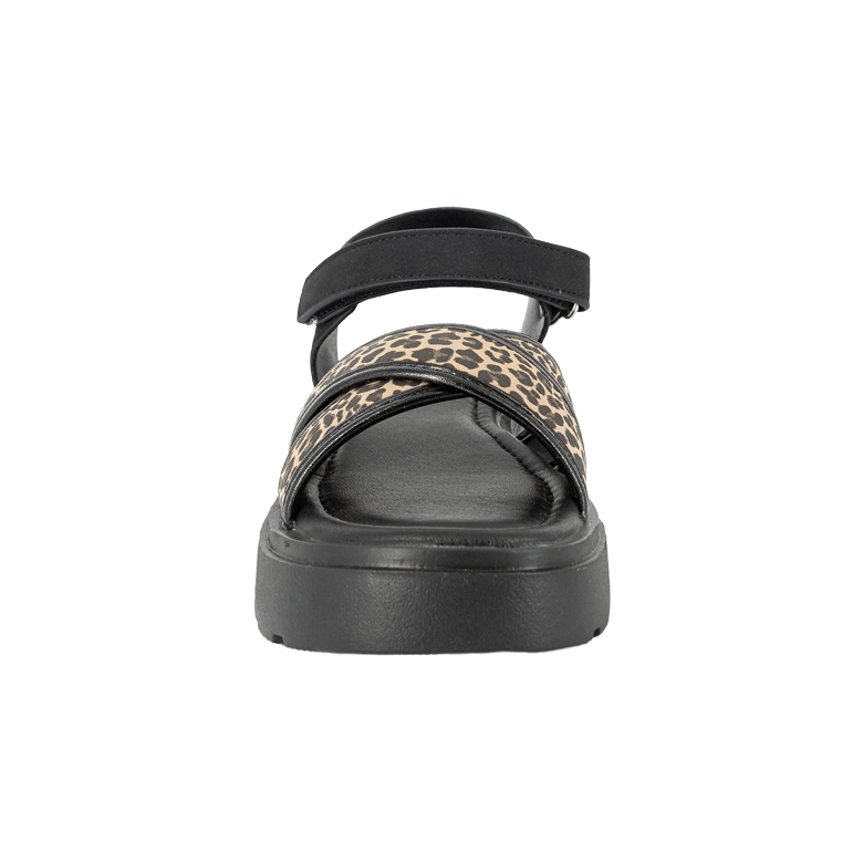 SANDALIA CON VELCRO SERENA ANIMAL PRINT BAMBOO - 4