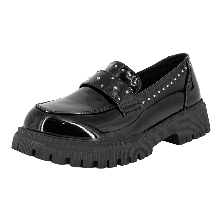 MOCASIN CHUNKY BREE NEGRO ALQUIMIA - 1