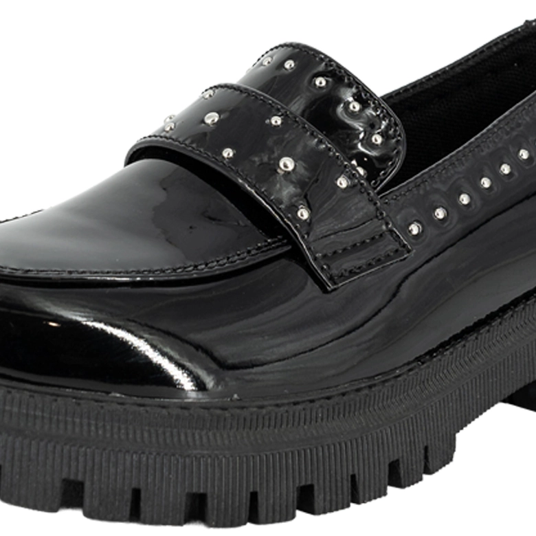 MOCASIN CHUNKY BREE NEGRO ALQUIMIA - 5