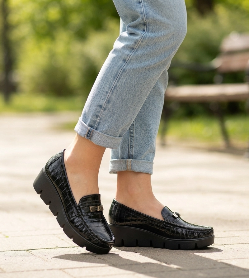 MOCASIN CASUAL ABBEY NEGRO ALQUIMIA - 6