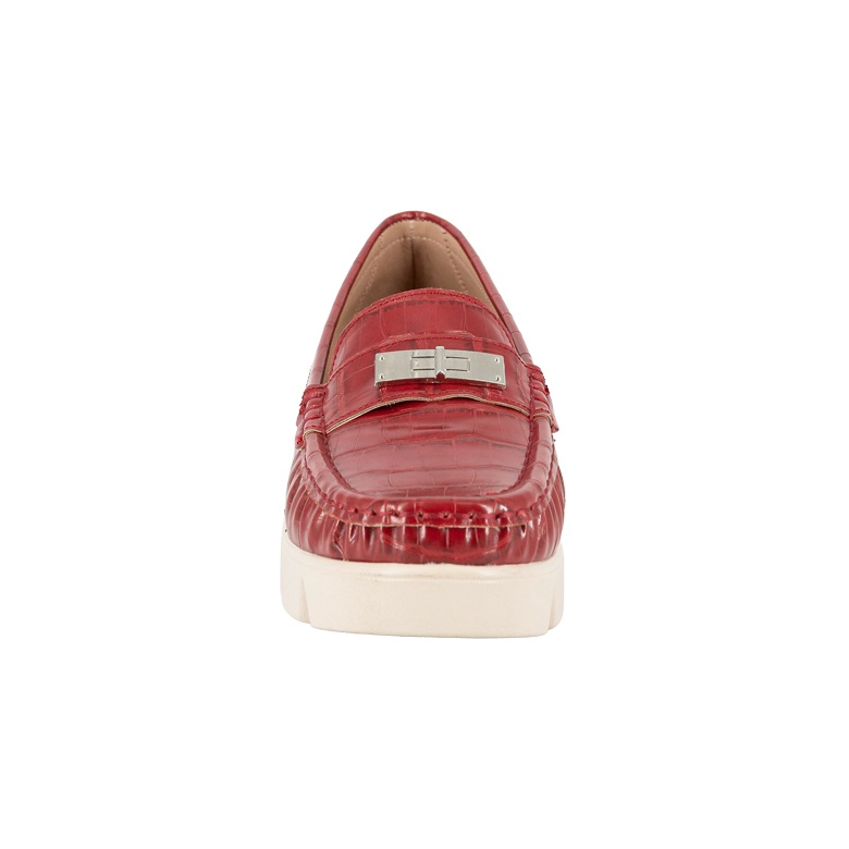 MOCASIN CASUAL ABBEY ROJO ALQUIMIA - 4