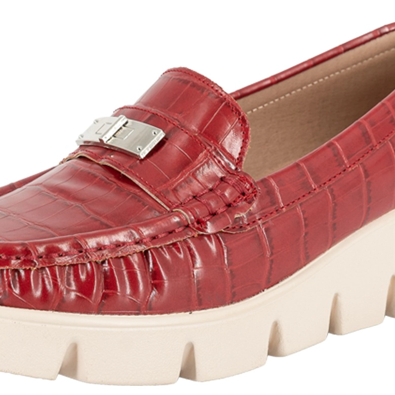 MOCASIN CASUAL ABBEY ROJO ALQUIMIA - 5
