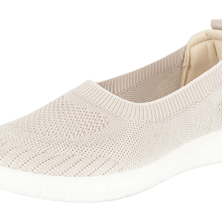 ZAPATILLA BALLERINA DEPORTIVA KATE BEIGE ALQUIMIA - 5