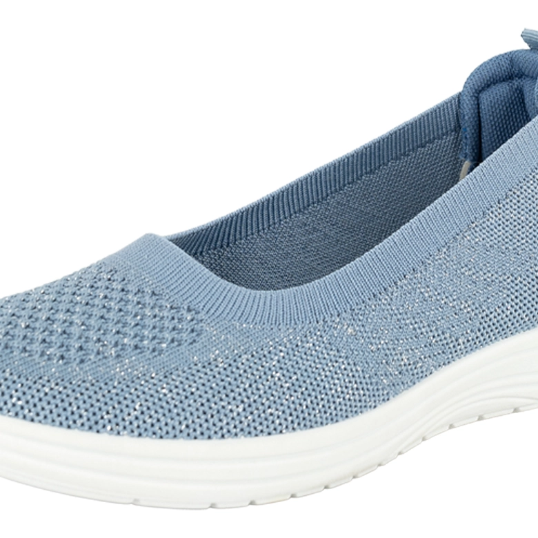 ZAPATILLA BALLERINA DEPORTIVA KATE AZUL ALQUIMIA - 5