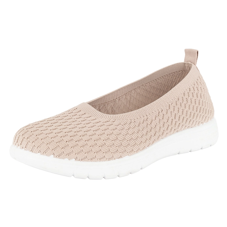 ZAPATILLA BALLERINA DEPORTIVA SERI BEIGE ALQUIMIA - 1