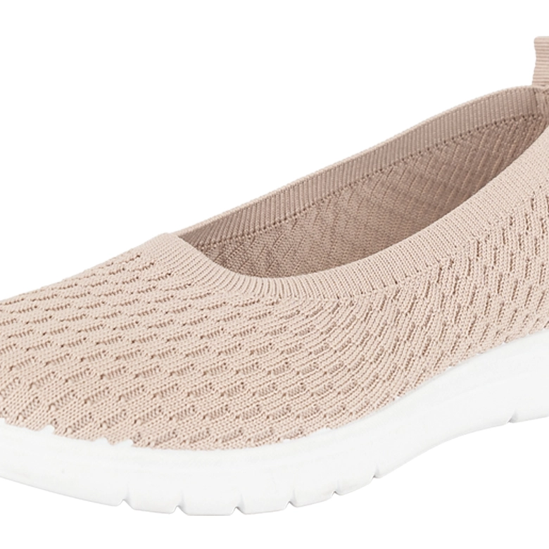 ZAPATILLA BALLERINA DEPORTIVA SERI BEIGE ALQUIMIA - 5