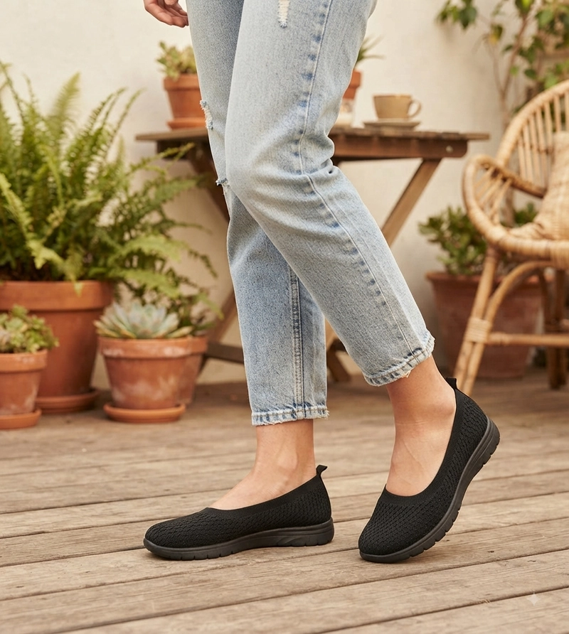 ZAPATILLA BALLERINA DEPORTIVA SERI FULL NEGRO ALQUIMIA - 6