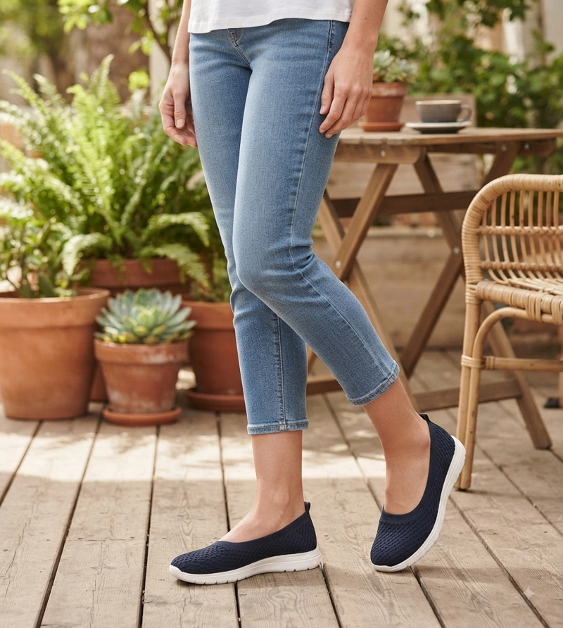 ZAPATILLA BALLERINA DEPORTIVA SERI AZUL ALQUIMIA - 6