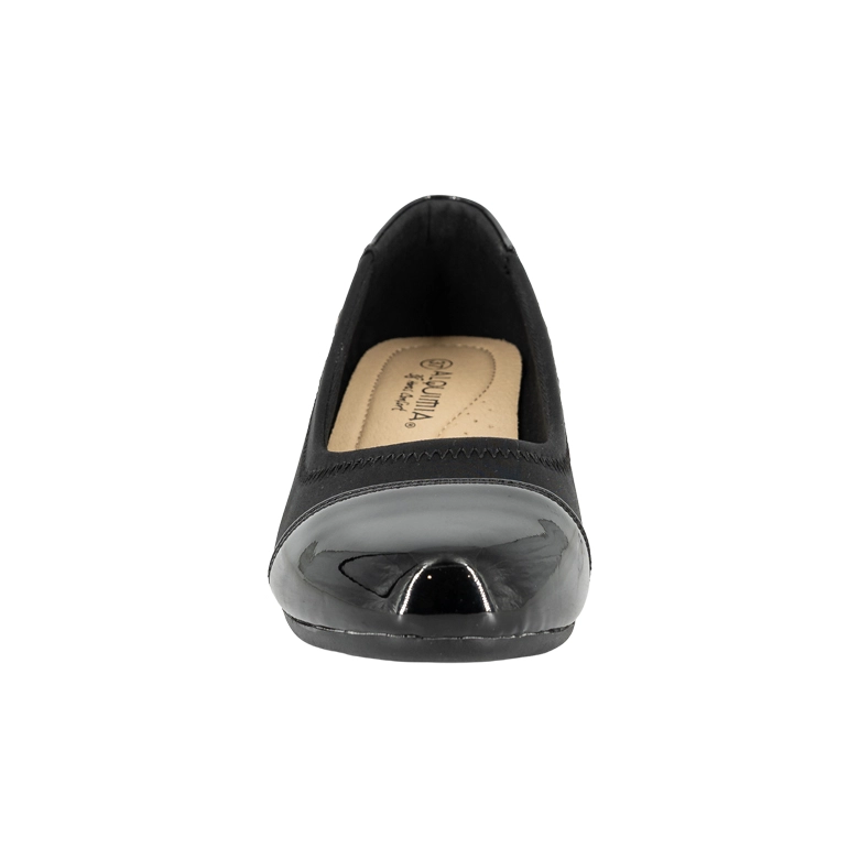 ZAPATO CON TACO CHINO FANTI NEGRO ALQUIMIA - 4