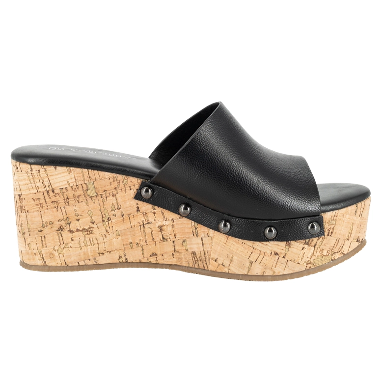 SANDALIA TIPO MULE CON PLATAFORMA DONNA NEGRO ALQUIMIA - 3