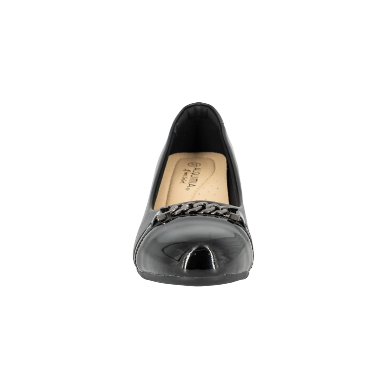 ZAPATO TACON ANCHO AFRA NEGRO ALQUIMIA - 4