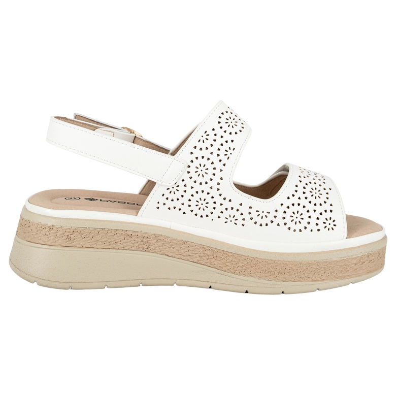 SANDALIA CONFORT AJUSTABLE RIZA BLANCO PASSER - 3