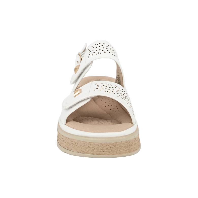 SANDALIA CONFORT AJUSTABLE RIZA BLANCO PASSER - 4