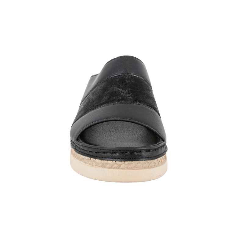 SANDALIA MULE SOLIN NEGRO PASSER - 4