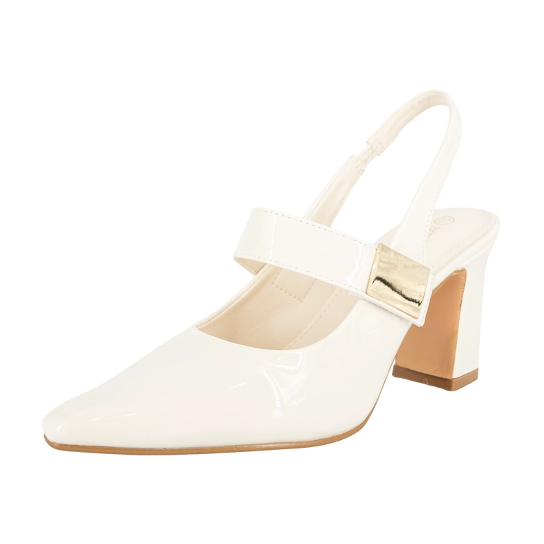 ZAPATO GLAM HUESO CHAROL ALQUIMIA - 1