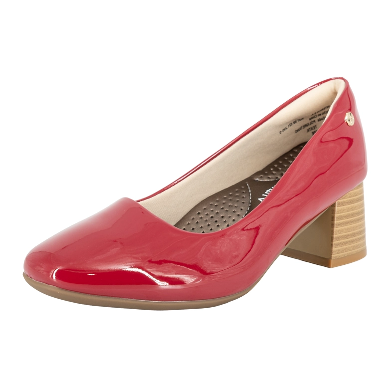 ZAPATO TACON BLOQUE SUZI ROJO ALQUIMIA - 1