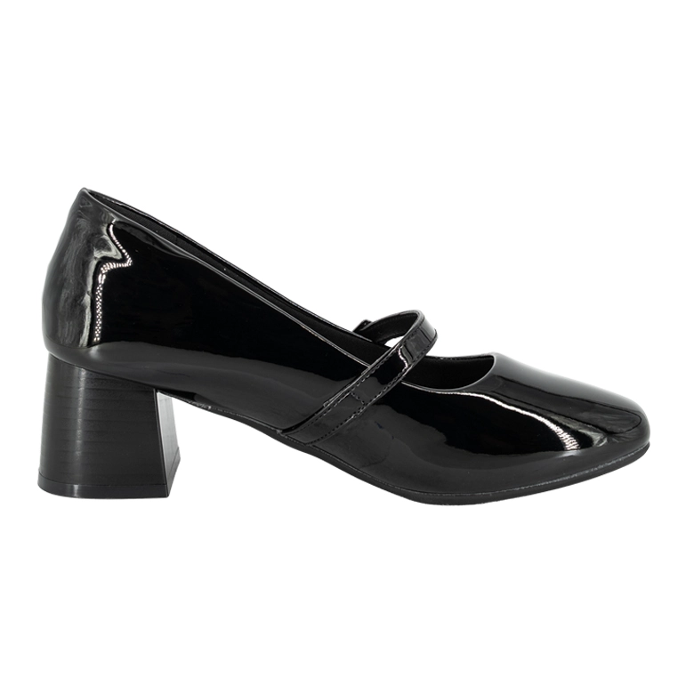 ZAPATO TACON BLOQUE LIA NEGRO ALQUIMIA - 3