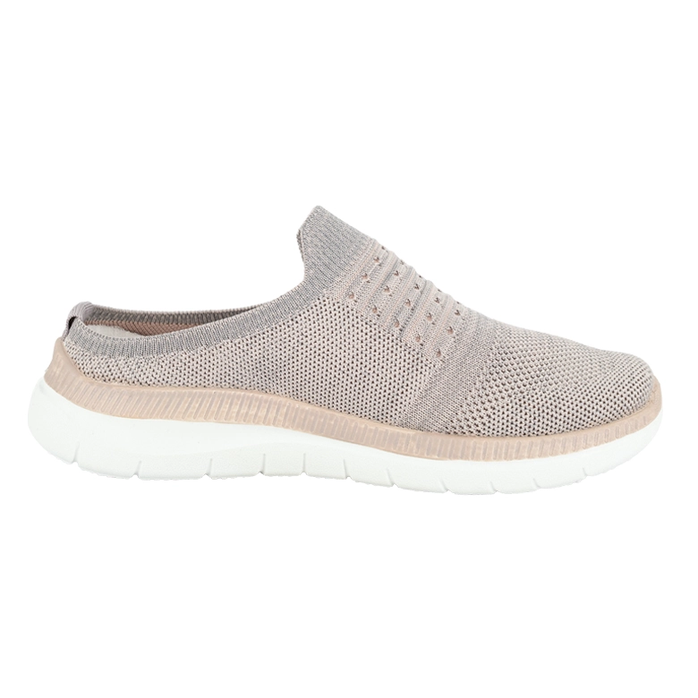 ZAPATILLA SIN TALON XENA TAUPE ALQUIMIA - 3