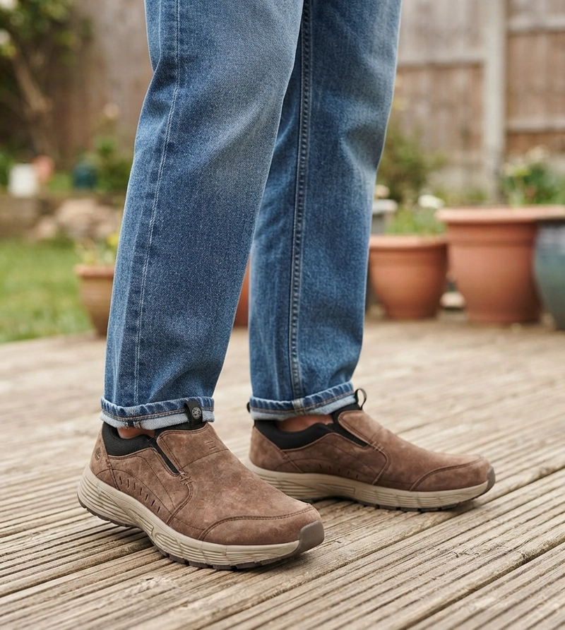 ZAPATO DE CUERO CASUAL SAIGO CAFE LONDON ADIXT - 6