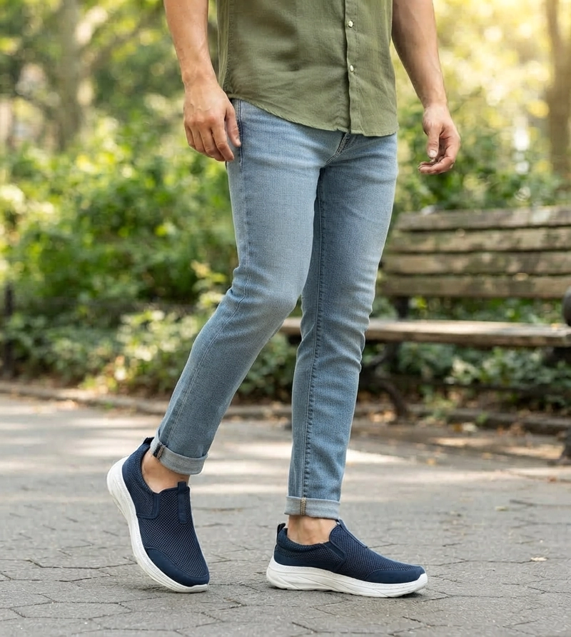 ZAPATILLA SLIP-ON HAZAR AZUL UNS - 6