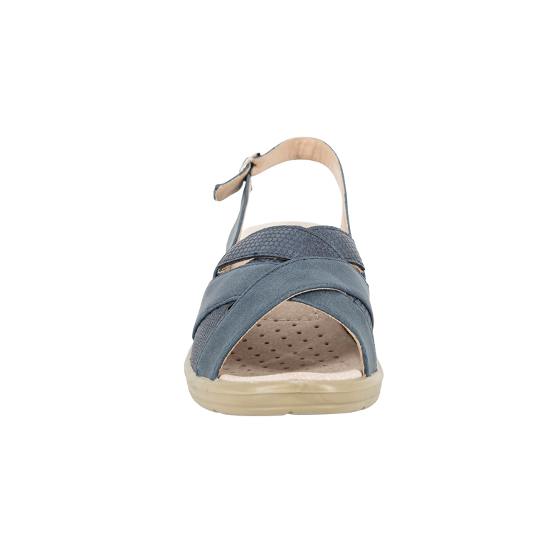 SANDALIA CONFORT AJUSTABLE ZARP AZUL PASSER - 4