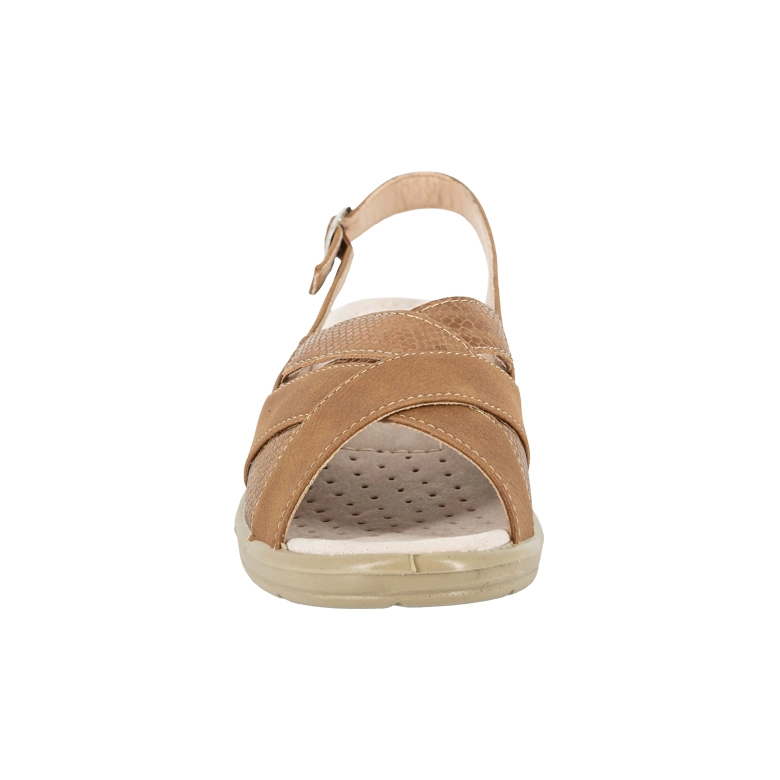 SANDALIA CONFORT AJUSTABLE ZARP CARAMELO PASSER - 4