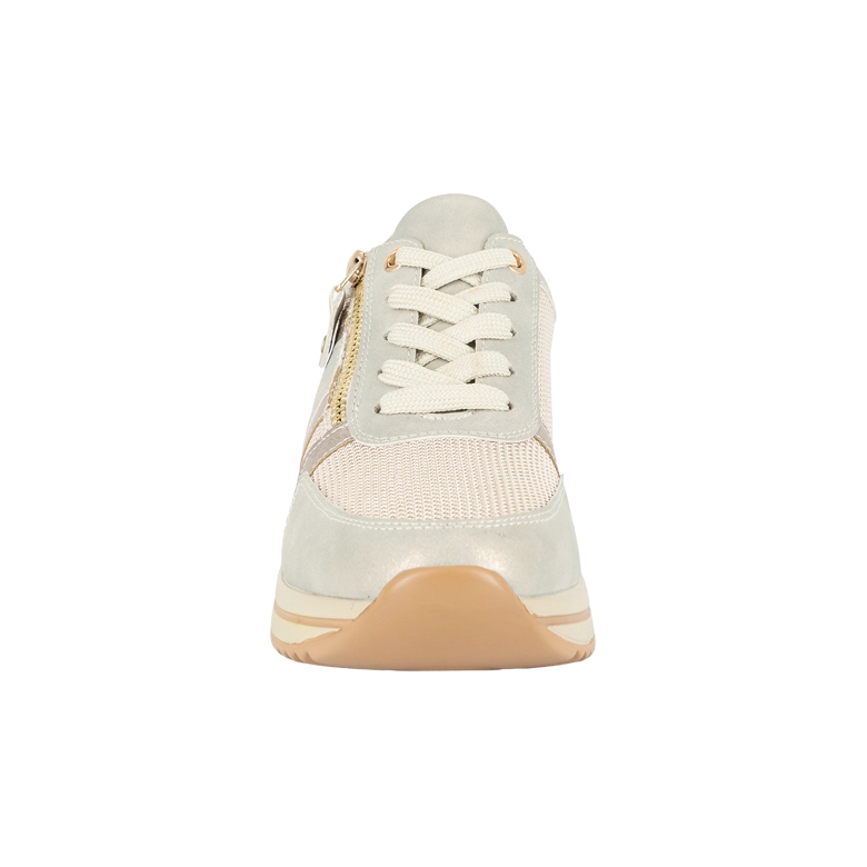 ZAPATILLA URBANA CON CUÑA COLE CHAMPAGNE ALQUIMIA - 4
