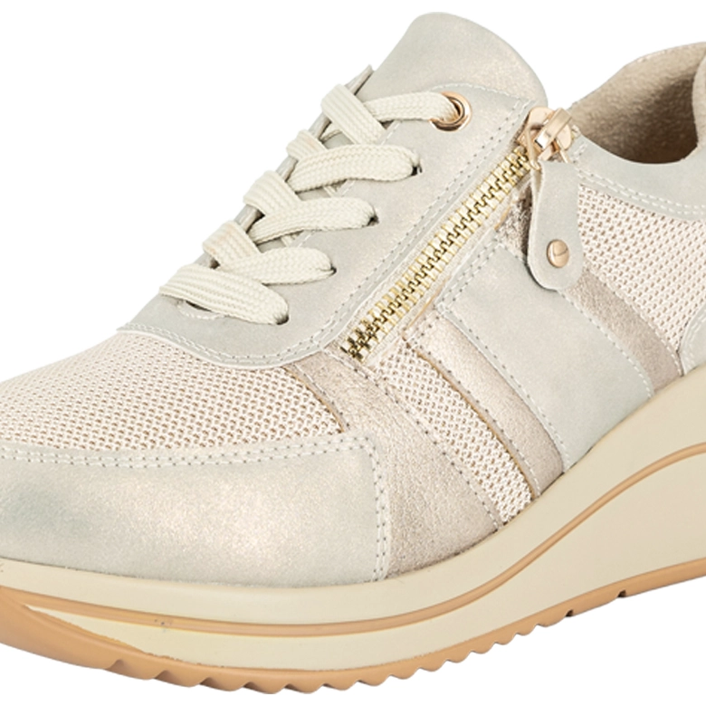 ZAPATILLA URBANA CON CUÑA COLE CHAMPAGNE ALQUIMIA - 5