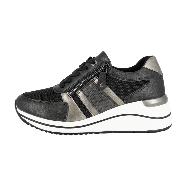 ZAPATILLA URBANA CON CUÑA COLE NEGRO ALQUIMIA - 2