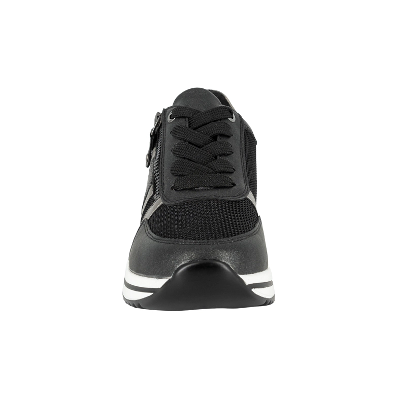 ZAPATILLA URBANA CON CUÑA COLE NEGRO ALQUIMIA - 4