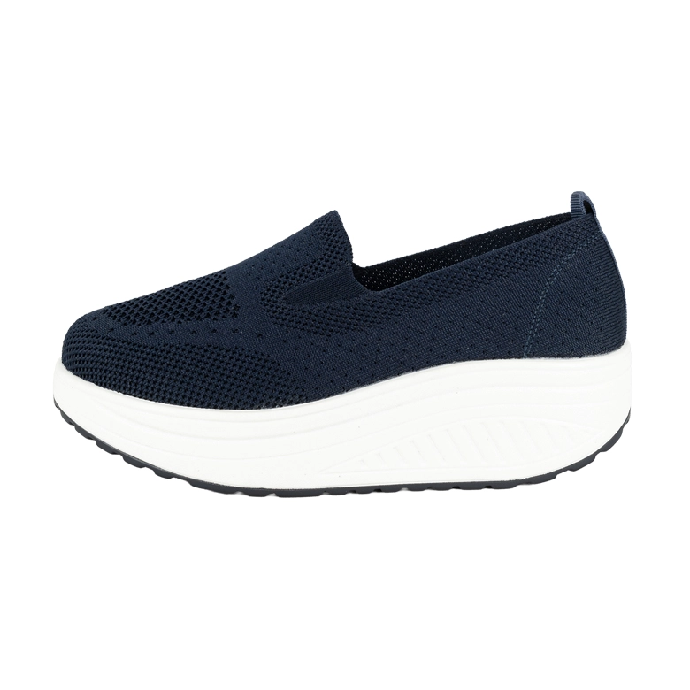MOCASIN PLATAFORMA SLIP-ON BETH AZUL ALQUIMIA - 2