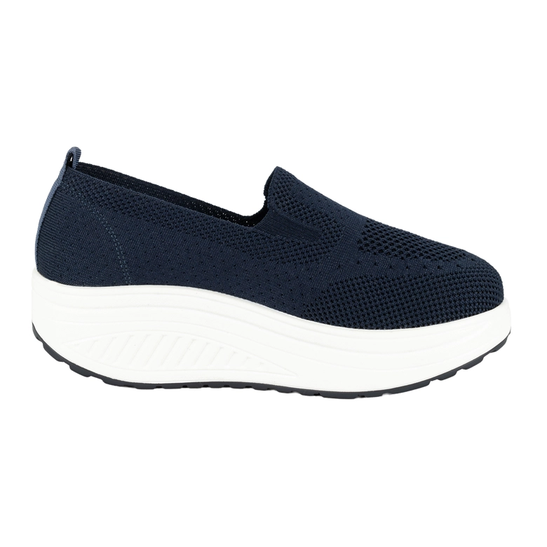 MOCASIN PLATAFORMA SLIP-ON BETH AZUL ALQUIMIA - 3