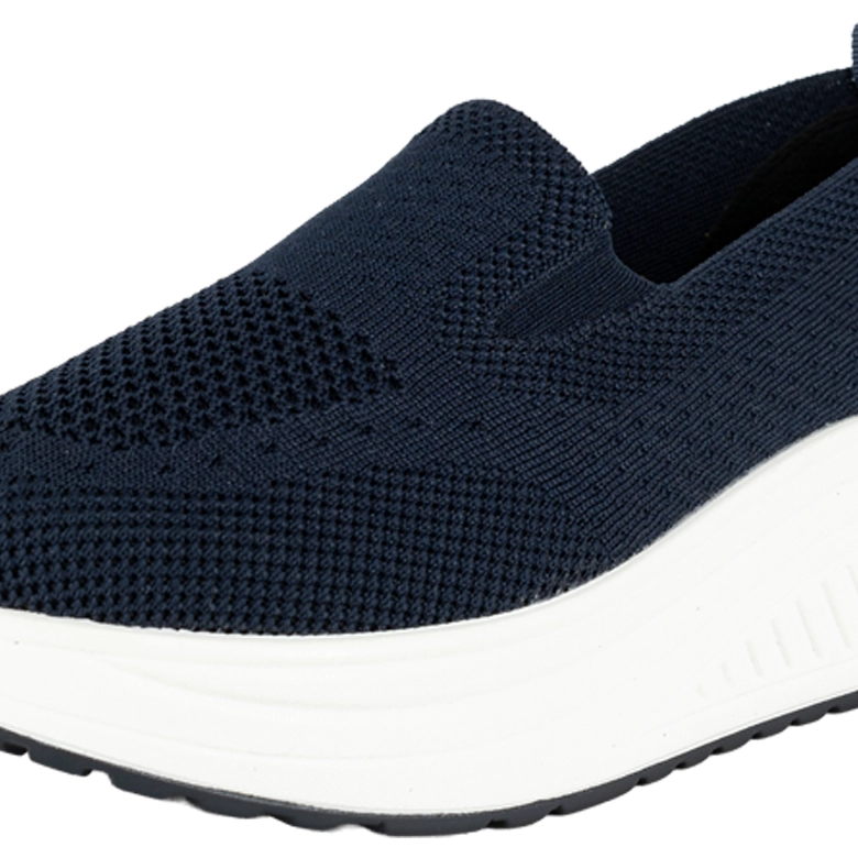 MOCASIN PLATAFORMA SLIP-ON BETH AZUL ALQUIMIA - 5