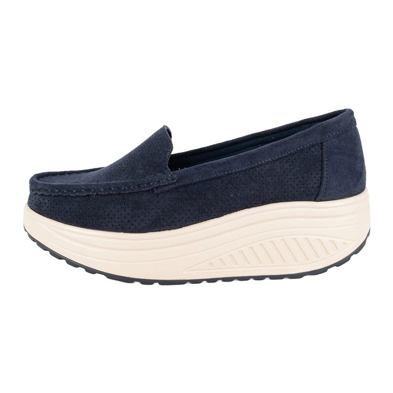 MOCASIN PLATAFORMA SLIP-ON DIANE AZUL ALQUIMIA - 2