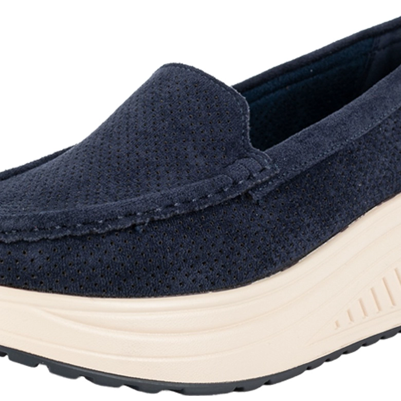 MOCASIN PLATAFORMA SLIP-ON DIANE AZUL ALQUIMIA - 5