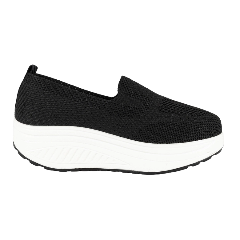 MOCASIN PLATAFORMA SLIP-ON BETH NEGRO ALQUIMIA - 3
