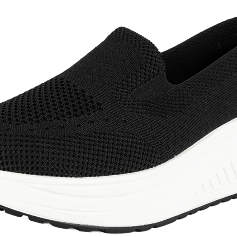 MOCASIN PLATAFORMA SLIP-ON BETH NEGRO ALQUIMIA - 5