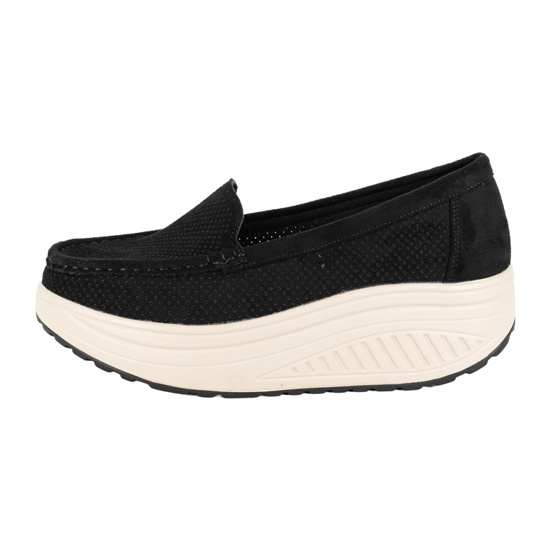 MOCASIN PLATAFORMA SLIP-ON DIANE NEGRO ALQUIMIA - 2