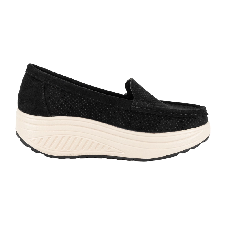 MOCASIN PLATAFORMA SLIP-ON DIANE NEGRO ALQUIMIA - 3