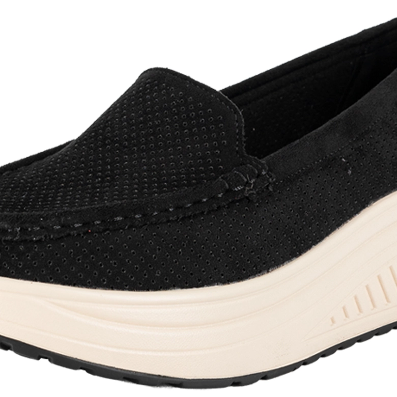 MOCASIN PLATAFORMA SLIP-ON DIANE NEGRO ALQUIMIA - 5