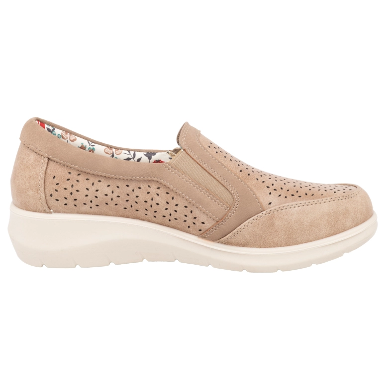 MOCASIN CASUAL CONFORT CON ELASTICO NANI TOSTADO PASSER - 3