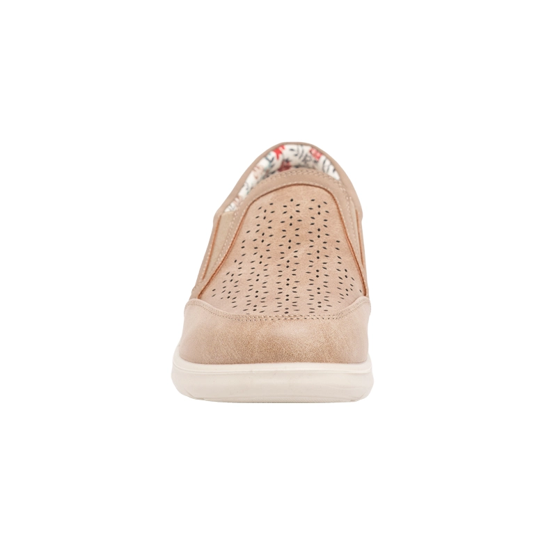 MOCASIN CASUAL CONFORT CON ELASTICO NANI TOSTADO PASSER - 4