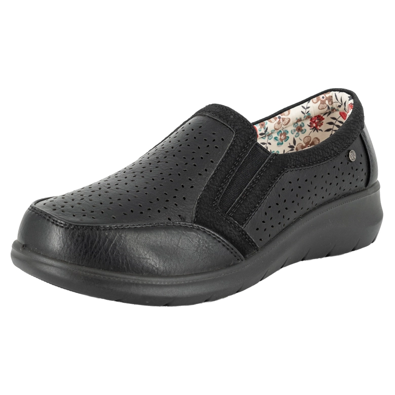 MOCASIN CASUAL CONFORT CON ELASTICO NANI NEGRO PASSER - 1