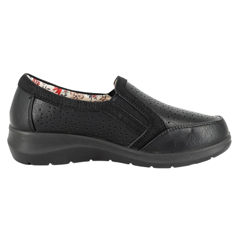 MOCASIN CASUAL CONFORT CON ELASTICO NANI NEGRO PASSER - 3