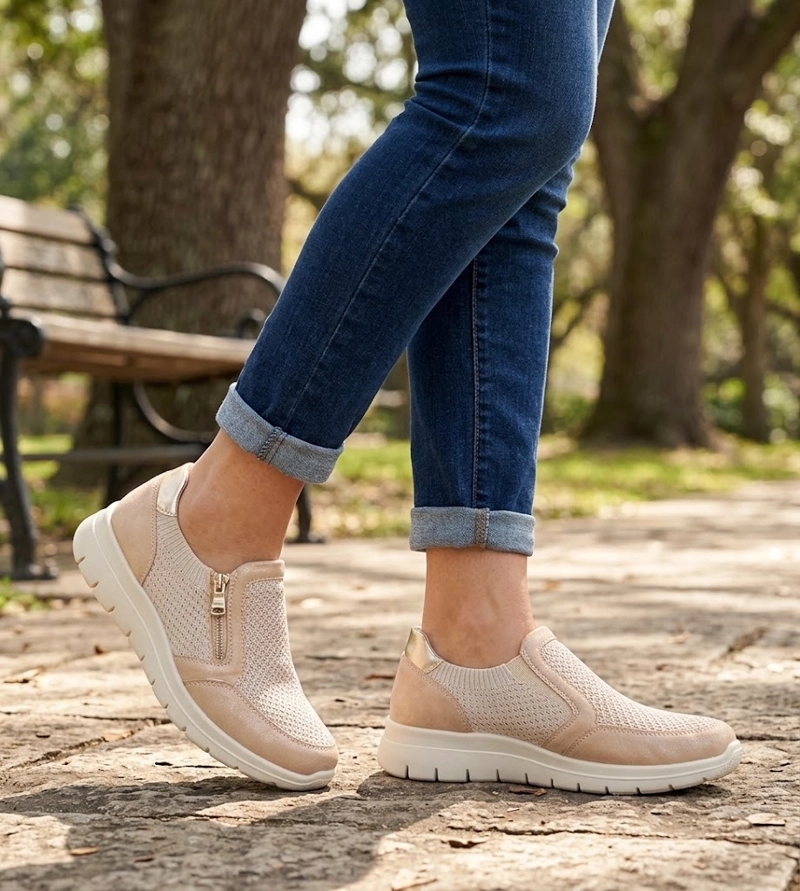 ZAPATILLA CONFORT CASUAL MURAT BEIGE PASSER - 6