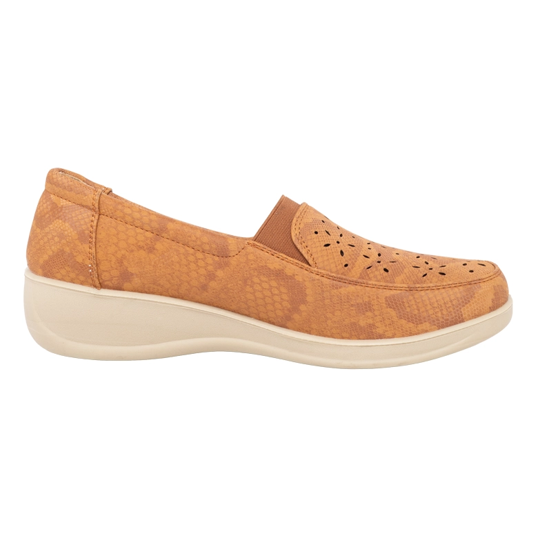 MOCASIN CASUAL CONFORT CON ELASTICO HEBEI CARAMELO PASSER - 3